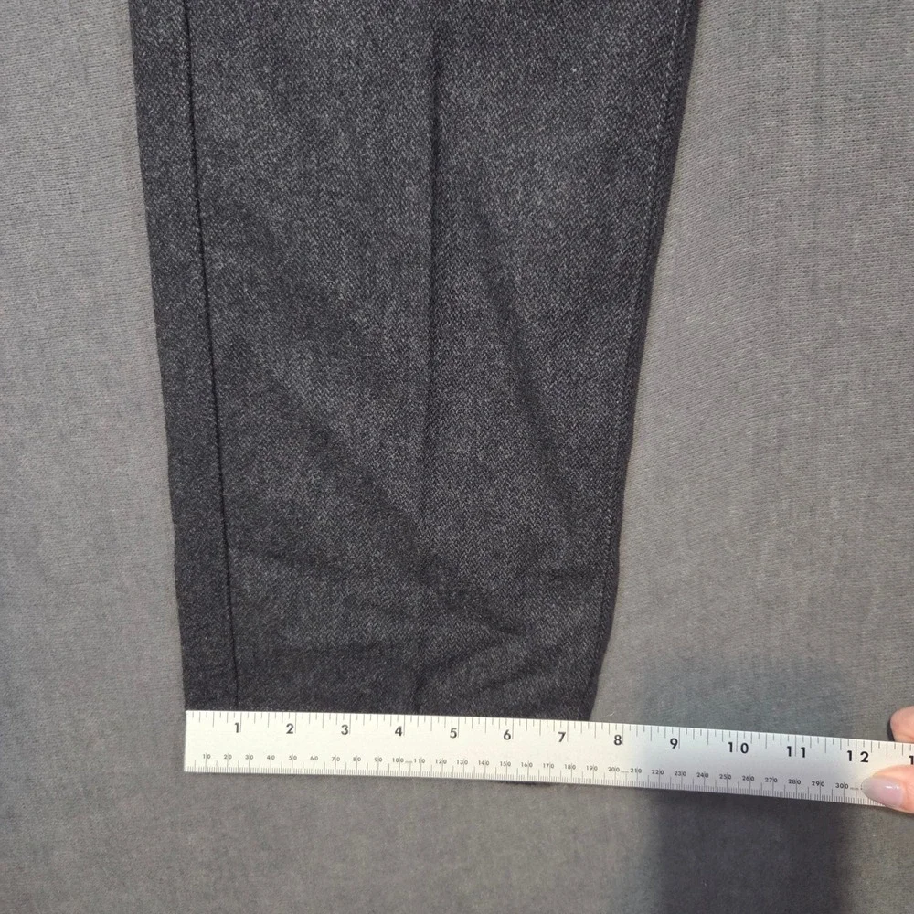 Banana Republic Kentfield Pant Mens 32x30 Charcoal Grey Wool Blend Trousers